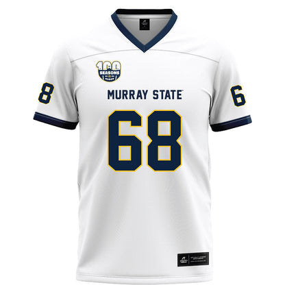 Murray State - NCAA Football : Wyatt Buffington - White Football Jersey-0