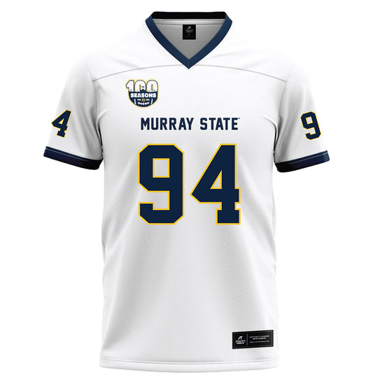 Murray State - NCAA Football : Rickshun Wilson - White Football Jersey-0
