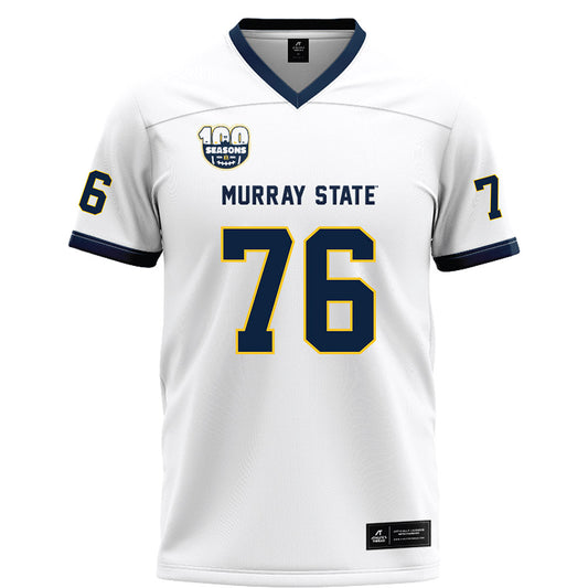 Murray State - NCAA Football : Daniel Cole - White Football Jersey-0