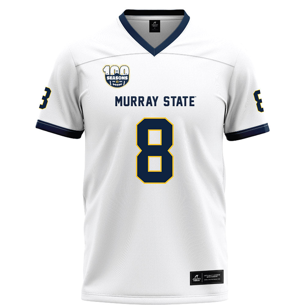 Murray State - NCAA Football : Jalen Richmond - White Football Jersey-0