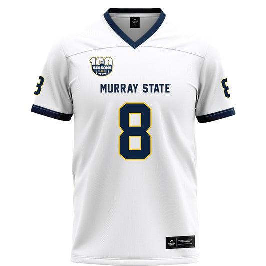 Murray State - NCAA Football : Jalen Richmond - White Football Jersey-0