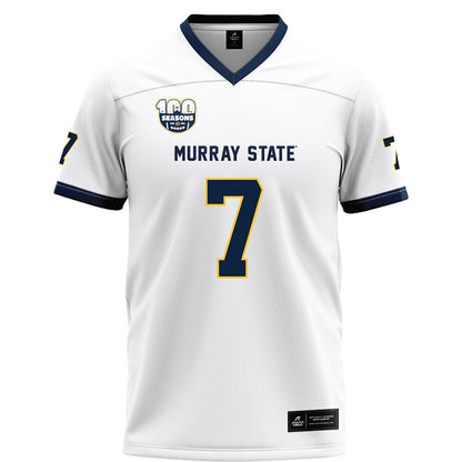 Murray State - NCAA Football : Marion Ponds - White Football Jersey-0