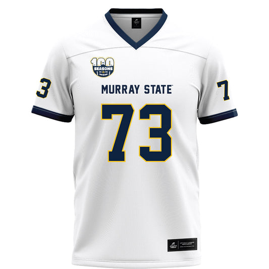 Murray State - NCAA Football : Jaheer Foucault - White Football Jersey-0