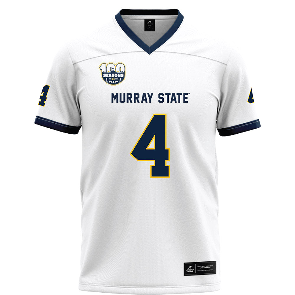 Murray State - NCAA Football : Thomas OHara - White Football Jersey-0