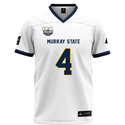 Murray State - NCAA Football : Thomas OHara - White Football Jersey-0