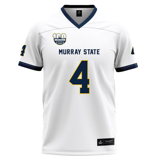 Murray State - NCAA Football : Thomas OHara - White Football Jersey-0