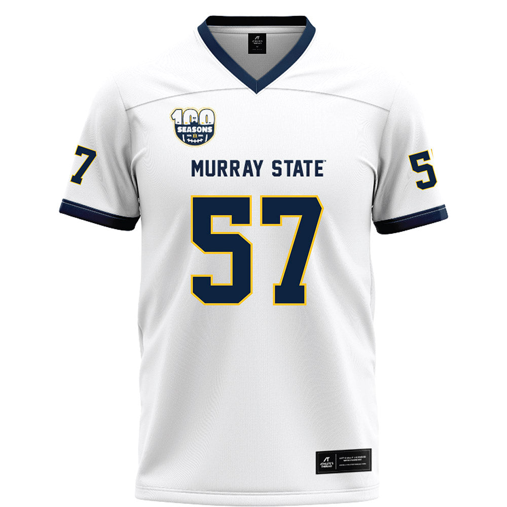 Murray State - NCAA Football : Garrett Sanford - White Football Jersey-0