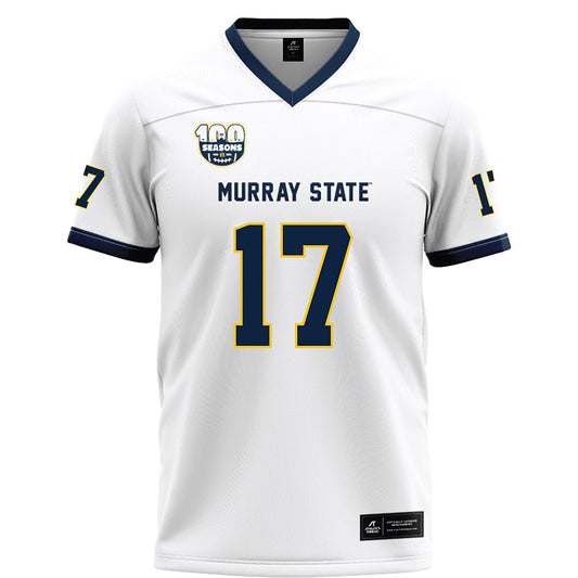 Murray State - NCAA Football : Trace Corum - White Football Jersey-0