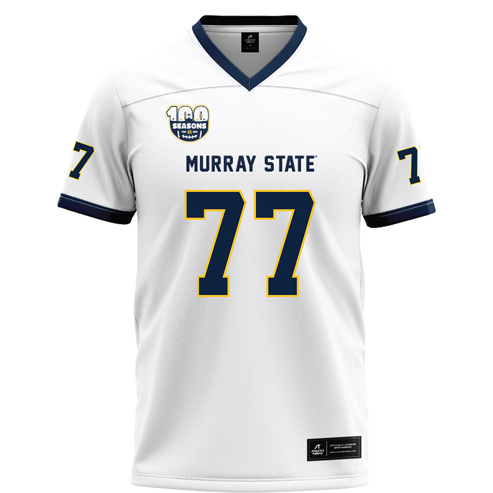 Murray State - NCAA Football : Thomas Zimbalatti - White Football Jersey-0