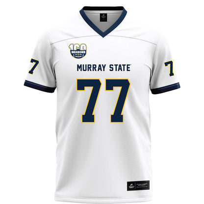 Murray State - NCAA Football : Thomas Zimbalatti - White Football Jersey-0