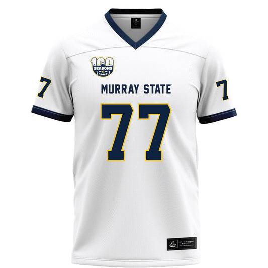 Murray State - NCAA Football : Thomas Zimbalatti - White Football Jersey-0