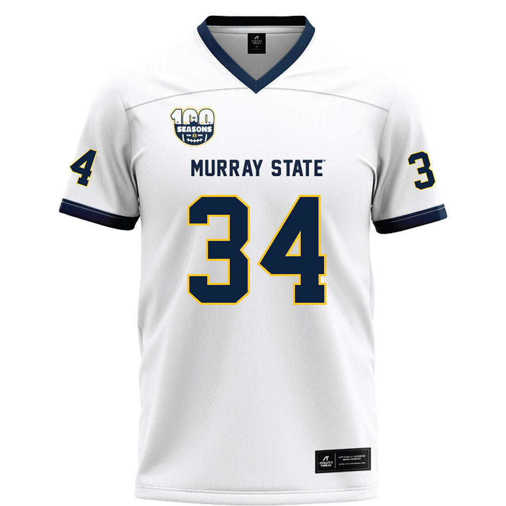 Murray State - NCAA Football : Spencer Conn - White Football Jersey-0