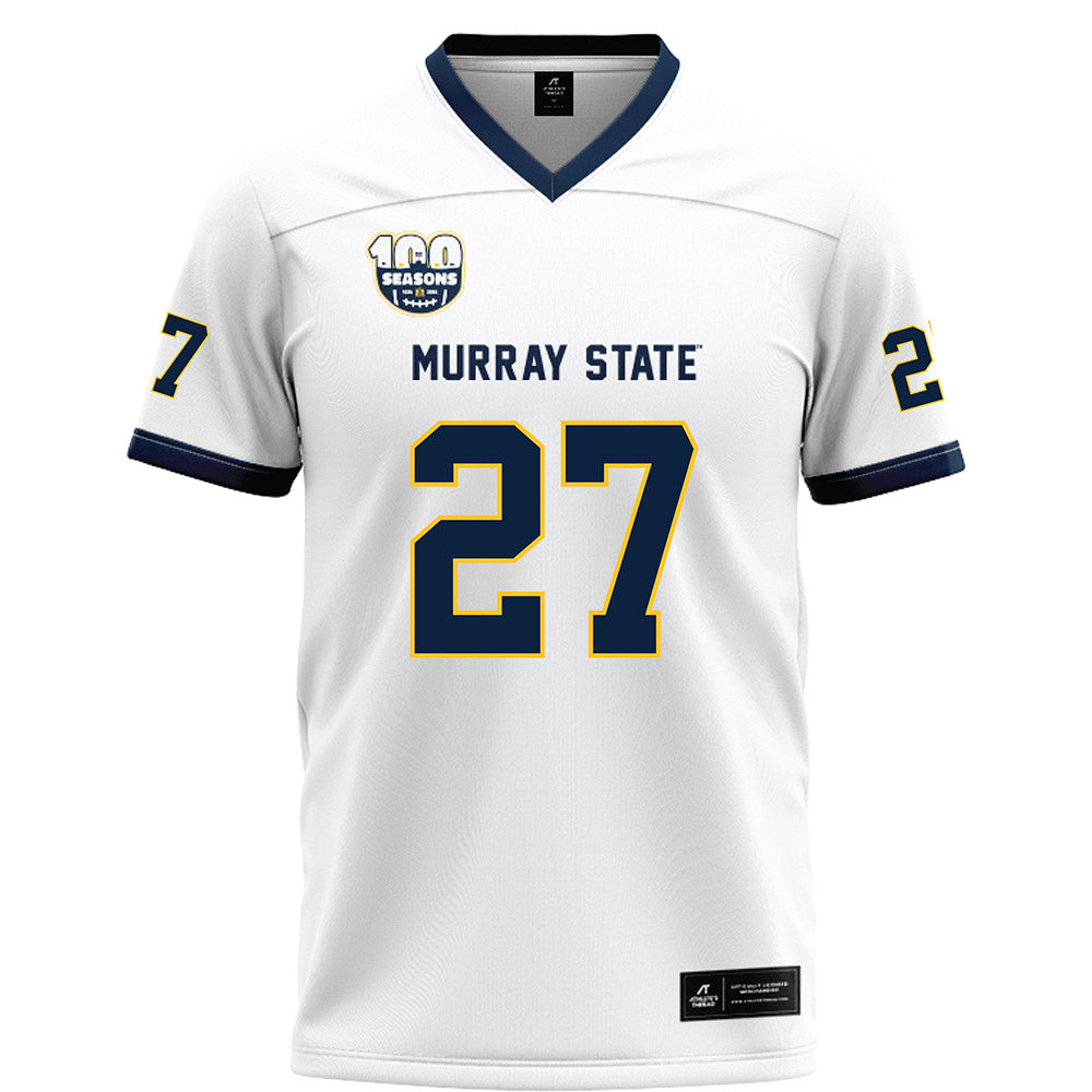 Murray State - NCAA Football : Zayden Cook - White Football Jersey-0