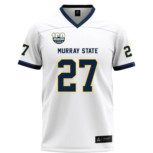 Murray State - NCAA Football : Zayden Cook - White Football Jersey-0