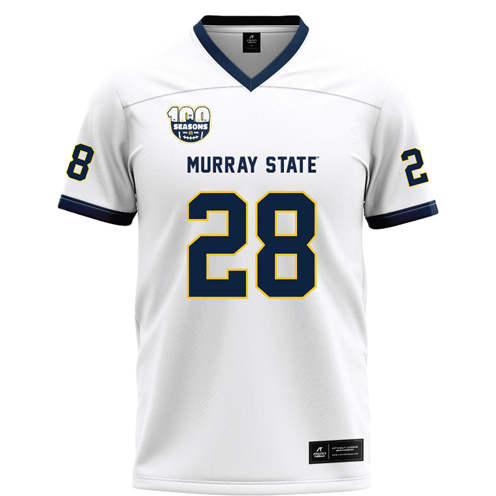 Murray State - NCAA Football : Tre Darden - White Football Jersey-0