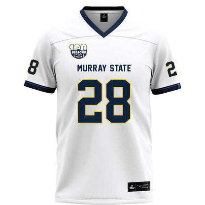 Murray State - NCAA Football : Tre Darden - White Football Jersey-0