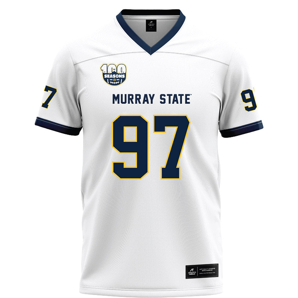 Murray State - NCAA Football : Harlem Phillips - White Football Jersey-0