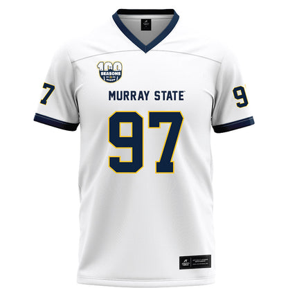 Murray State - NCAA Football : Harlem Phillips - White Football Jersey-0