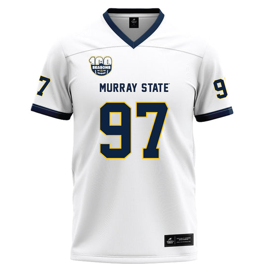Murray State - NCAA Football : Harlem Phillips - White Football Jersey-0