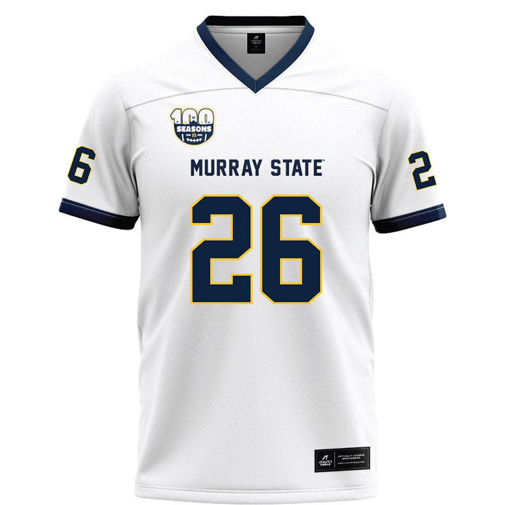 Murray State - NCAA Football : Rett Hemphill - White Football Jersey-0