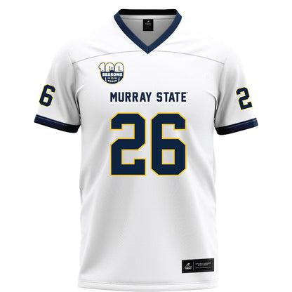 Murray State - NCAA Football : Rett Hemphill - White Football Jersey-0