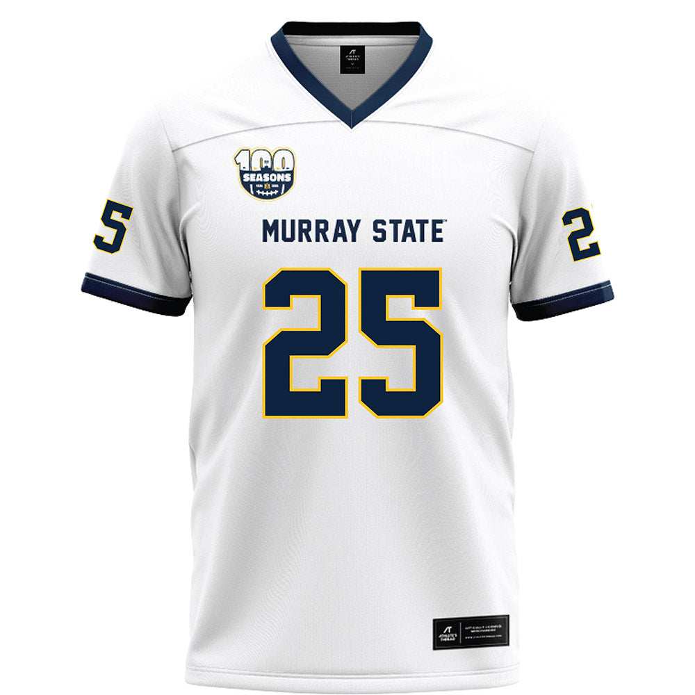 Murray State - NCAA Football : Tate Collins - White Football Jersey-0