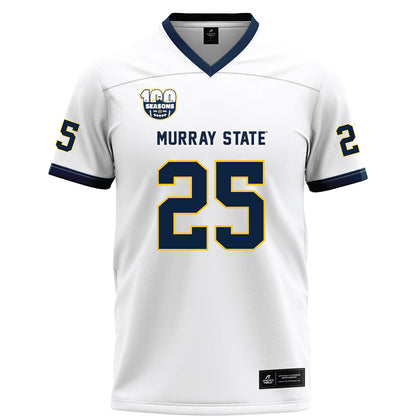 Murray State - NCAA Football : Tate Collins - White Football Jersey-0