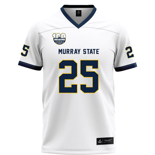 Murray State - NCAA Football : Tate Collins - White Football Jersey-0