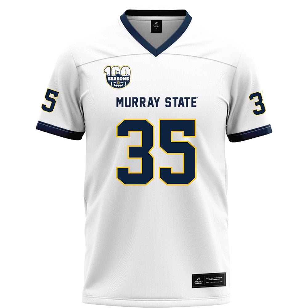 Murray State - NCAA Football : Tyler Dorn - White Football Jersey-0