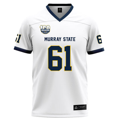 Murray State - NCAA Football : AJ Shadid - White Football Jersey-0