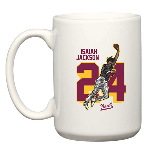 Arizona State - NCAA Baseball : Isaiah Jackson - Mug Individual Caricature
