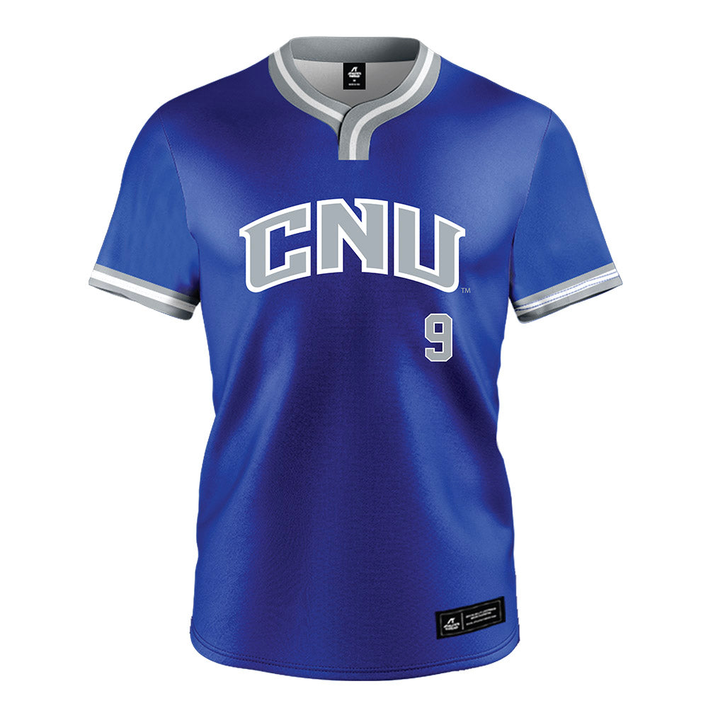 CNU - NCAA Baseball : Cooper Newell - Blue Jersey-0