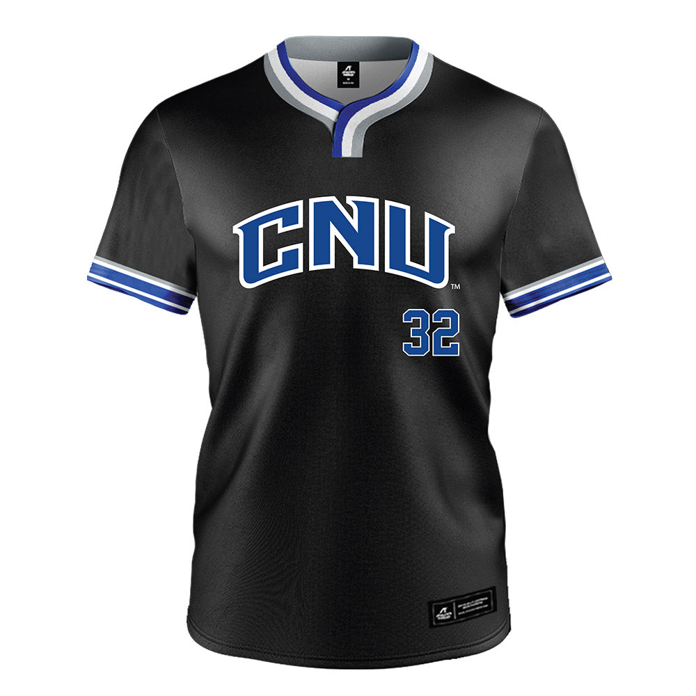 CNU - NCAA Baseball : Wayne Mazzoni - Black Jersey-0