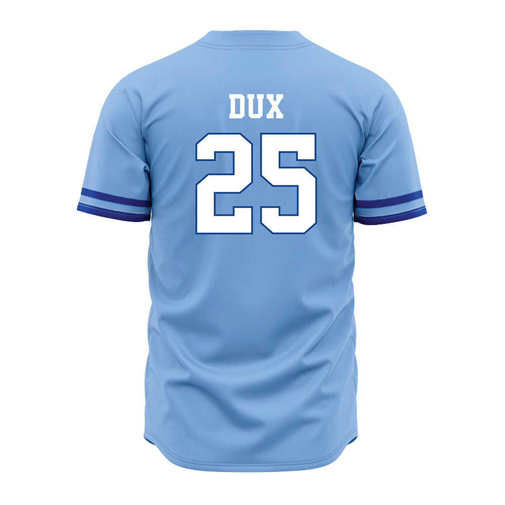 CNU - NCAA Baseball : Marcus Dux - Light Blue Jersey