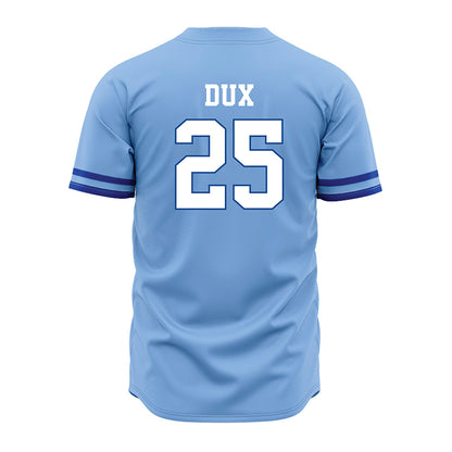 CNU - NCAA Baseball : Marcus Dux - Light Blue Jersey