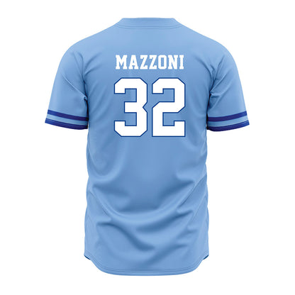 CNU - NCAA Baseball : Wayne Mazzoni - Light Blue Jersey-1