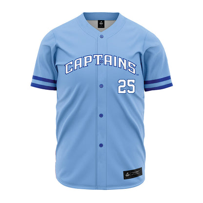 CNU - NCAA Baseball : Marcus Dux - Light Blue Jersey