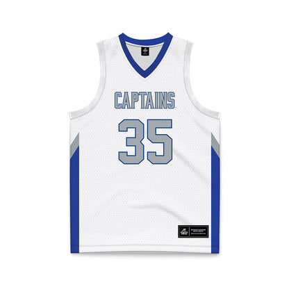 CNU - NCAA Men's Basketball : Jason Ofcarcik - White Basketball Jersey-0