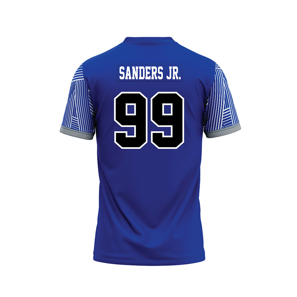 CNU - NCAA Football : Shaun Sanders Jr. - Blue Football Jersey-1
