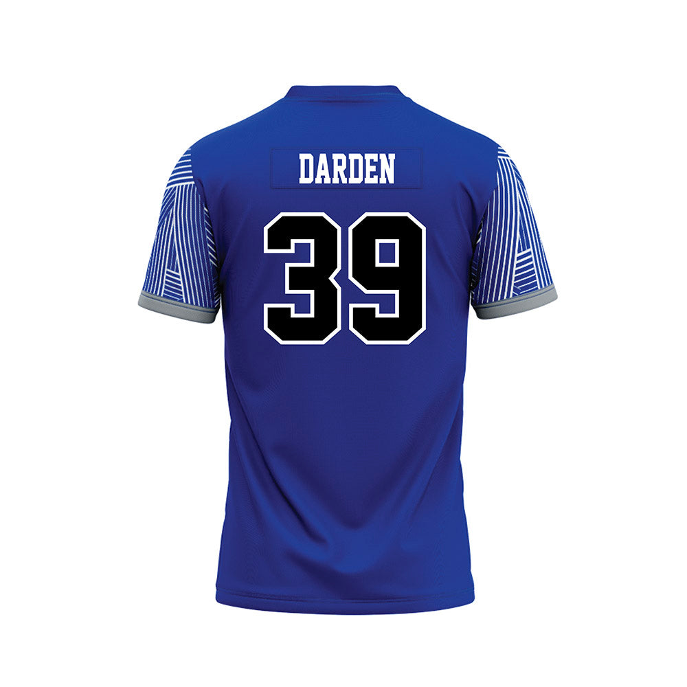 CNU - NCAA Football : Markus Darden - Blue Football Jersey-1