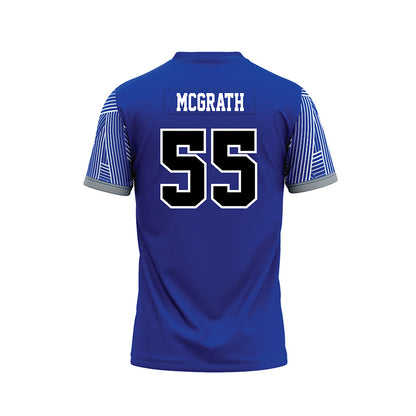 CNU - NCAA Football : Daniel McGrath - Blue Football Jersey-1