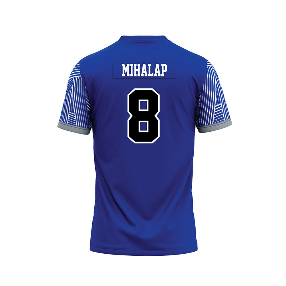 CNU - NCAA Football : Isaak Mihalap - Blue Football Jersey-1