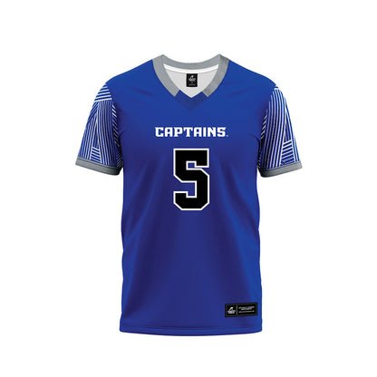 CNU - NCAA Football : Gunner White - Blue Football Jersey