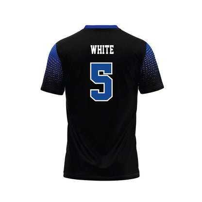 CNU - NCAA Football : Gunner White - Black Football Jersey