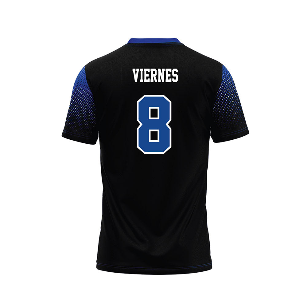 CNU - NCAA Football : Jayson Viernes - Black Football Jersey-1