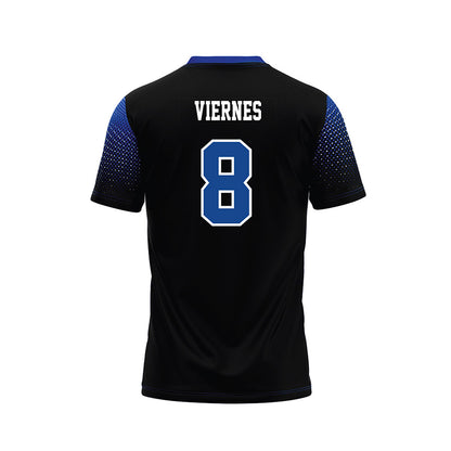CNU - NCAA Football : Jayson Viernes - Black Football Jersey-1