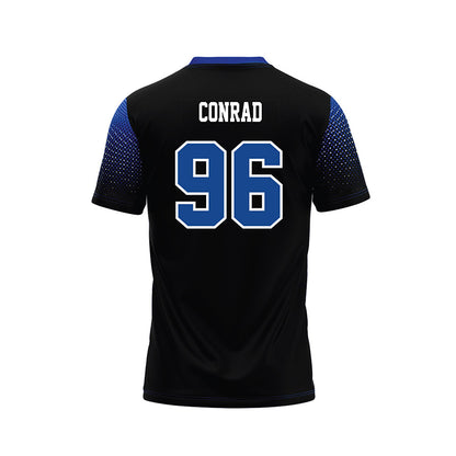 CNU - NCAA Football : Walker Conrad - Black Football Jersey-1