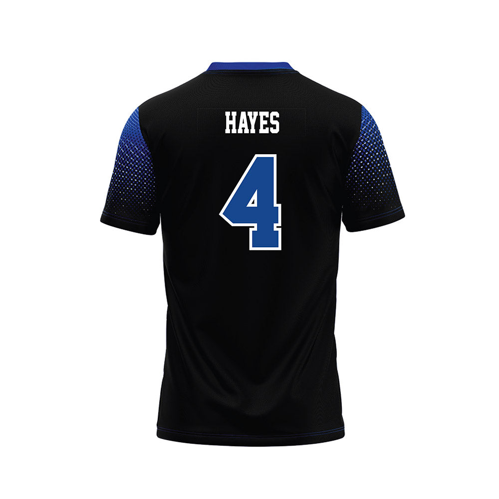 CNU - NCAA Football : Trey Hayes - Black Football Jersey