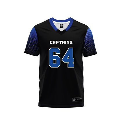 CNU - NCAA Football : Easton Bowman - Black Football Jersey-0