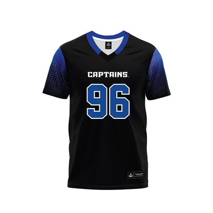 CNU - NCAA Football : Walker Conrad - Black Football Jersey-0